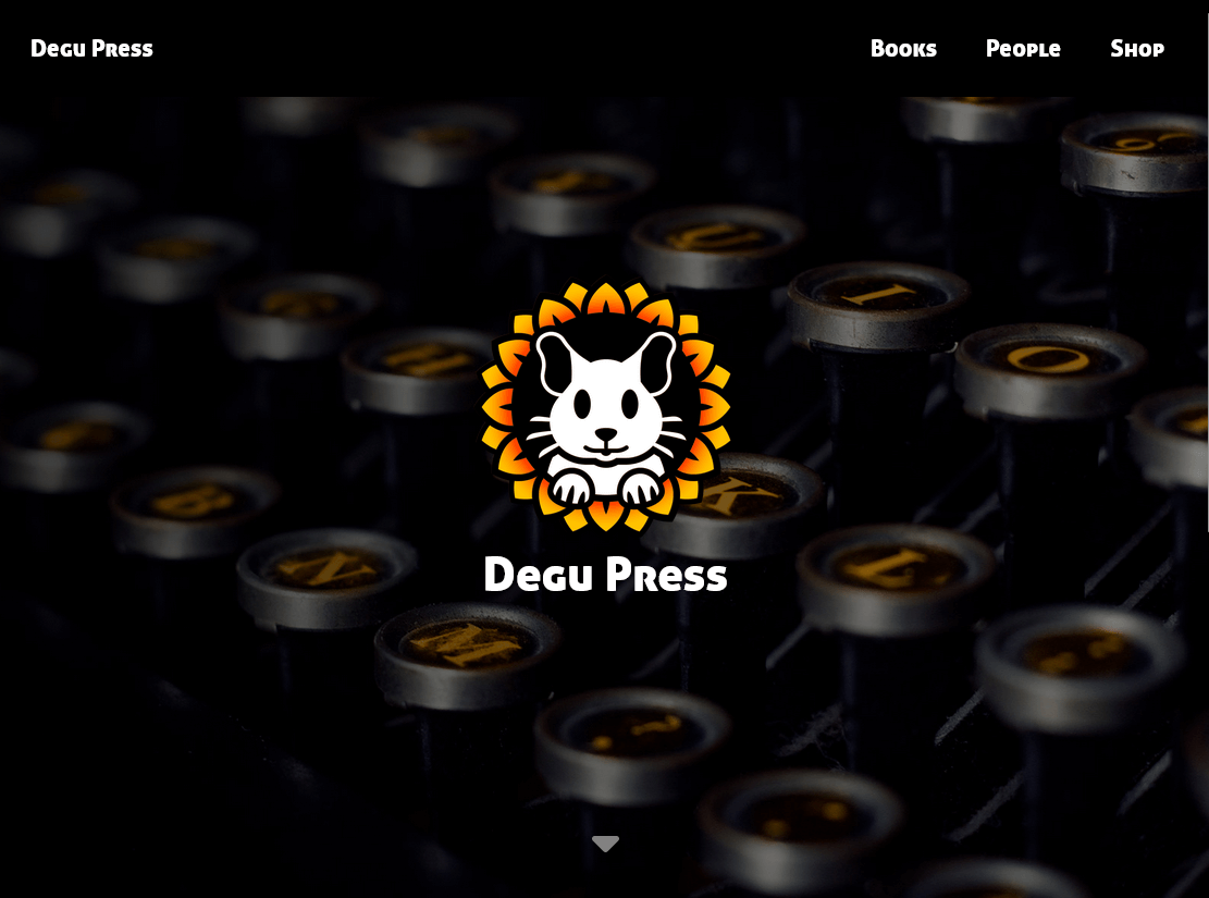 Degu Press Website Preview (opens in new window)
